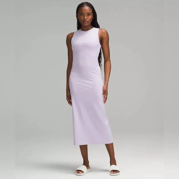 Lululemon All Aligned Ribbed Midi Dresses - Picture 2 of 3